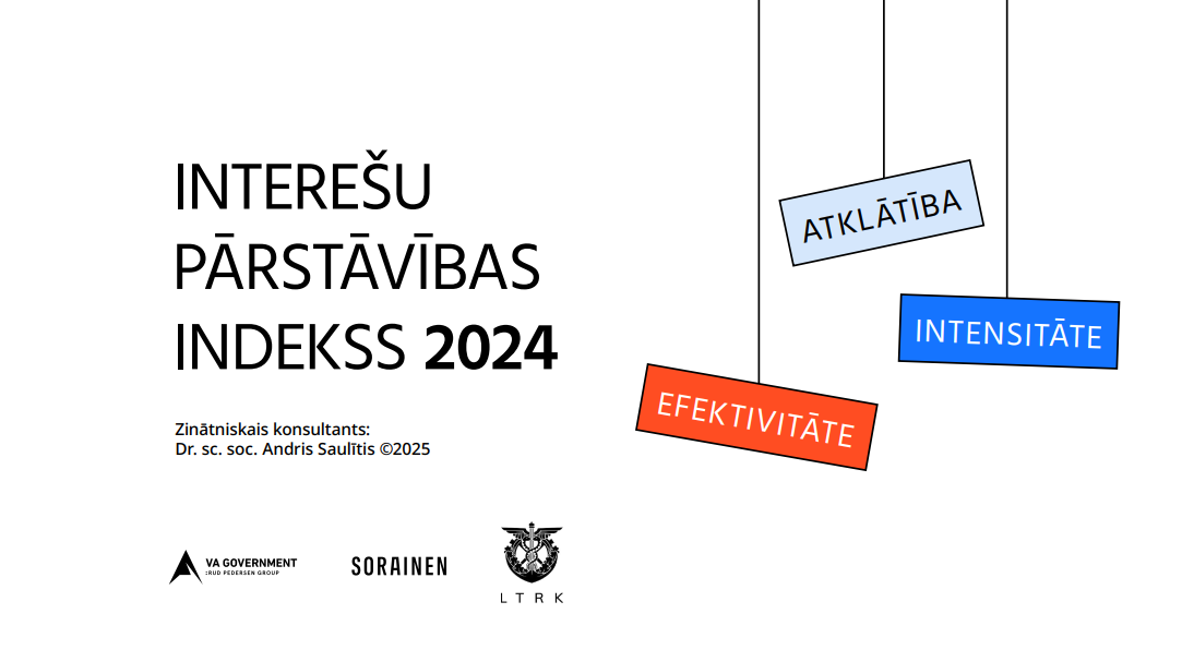 "Interešu pārstāvības indekss 2025" : atšķirīgā pieredze veicina plaisu starp valsti un interešu grupām