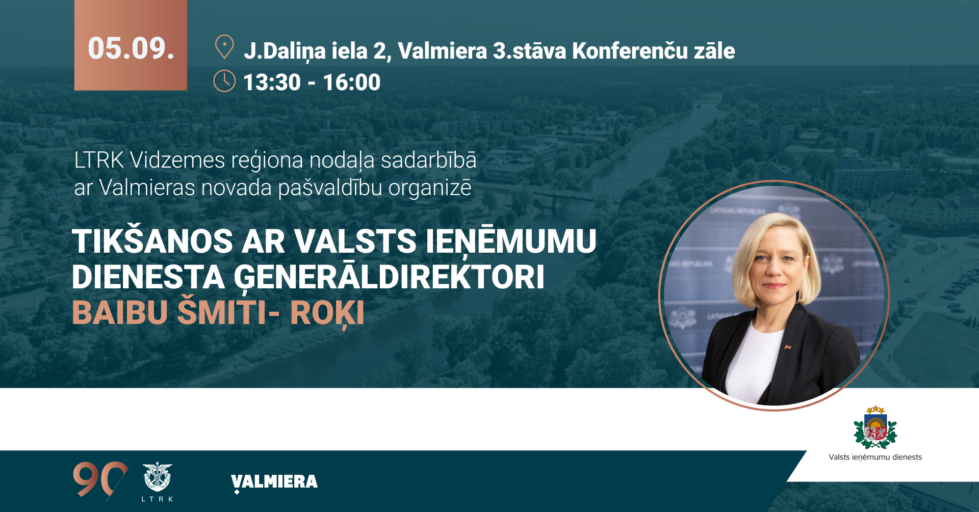 Tikšanās Valmierā ar VID ģenerāldirektori Baibu Šmiti – Roķi