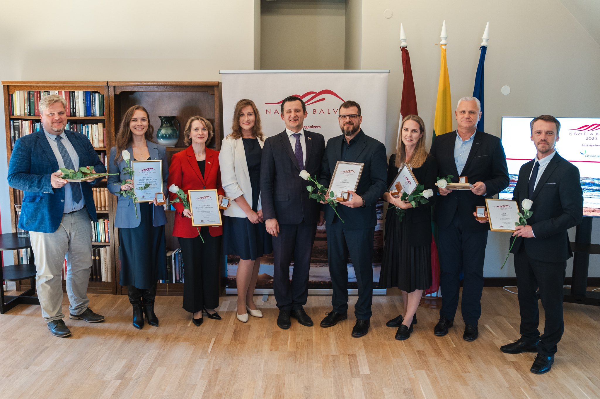Latvian entrepreneurs in Lithuania: Nameja Awards 2025 received and closer cooperation with neighbors established