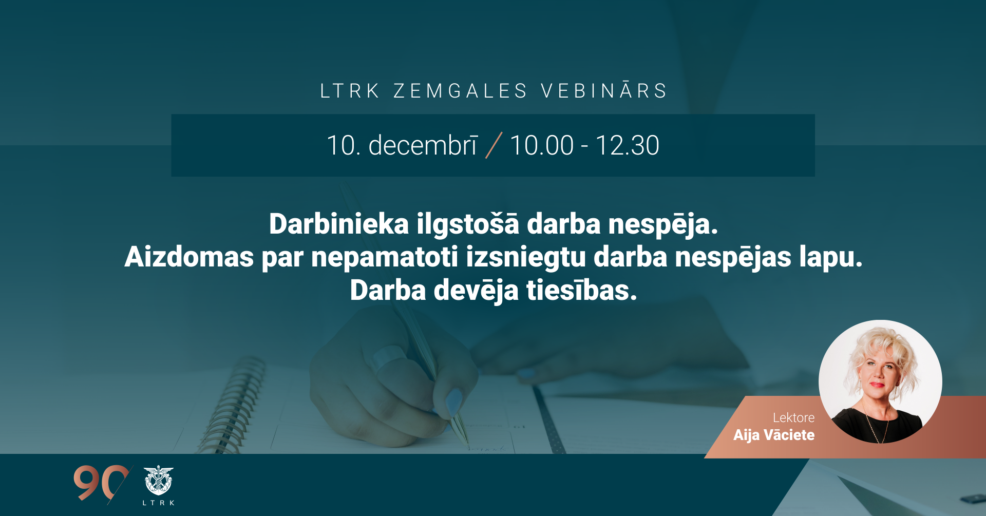 “Darbinieka ilgstošā darba nespēja. Aizdomas par nepamatoti izsniegtu darba nespējas lapu.