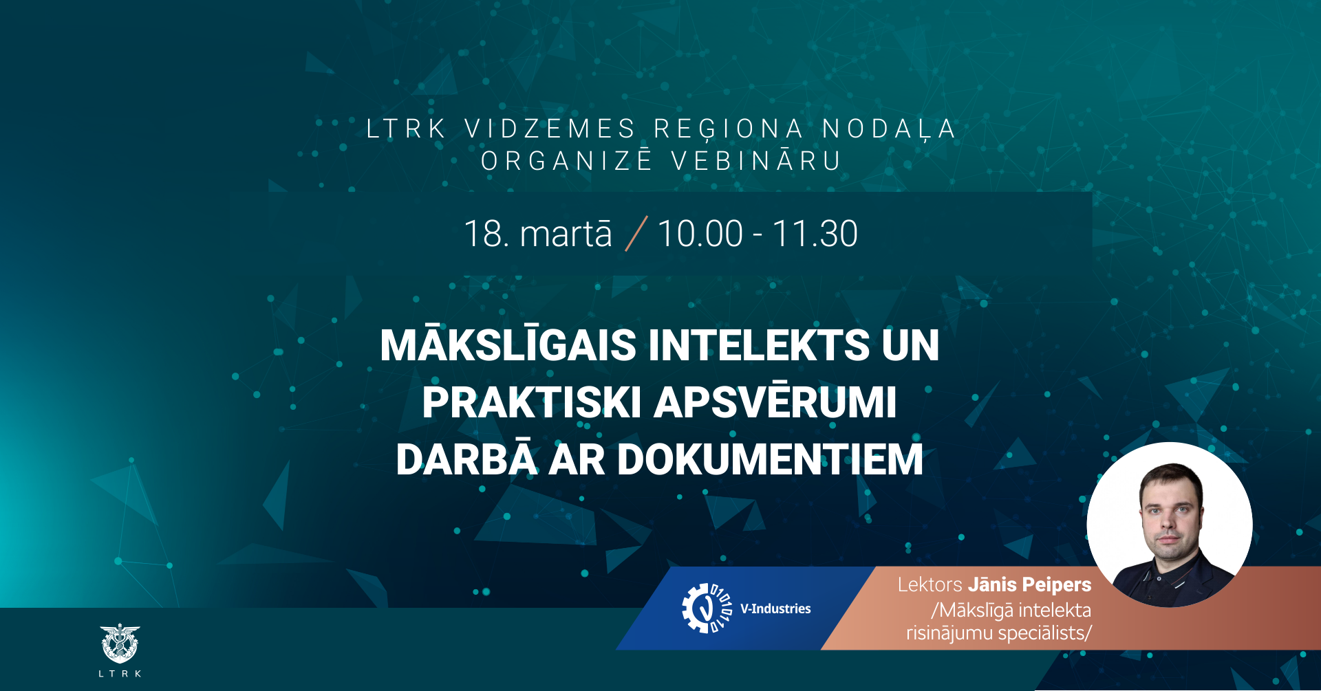 Vebinārs _Mākslīgais intelekts un praktiski apsvērumi darbā ar dokumentiem