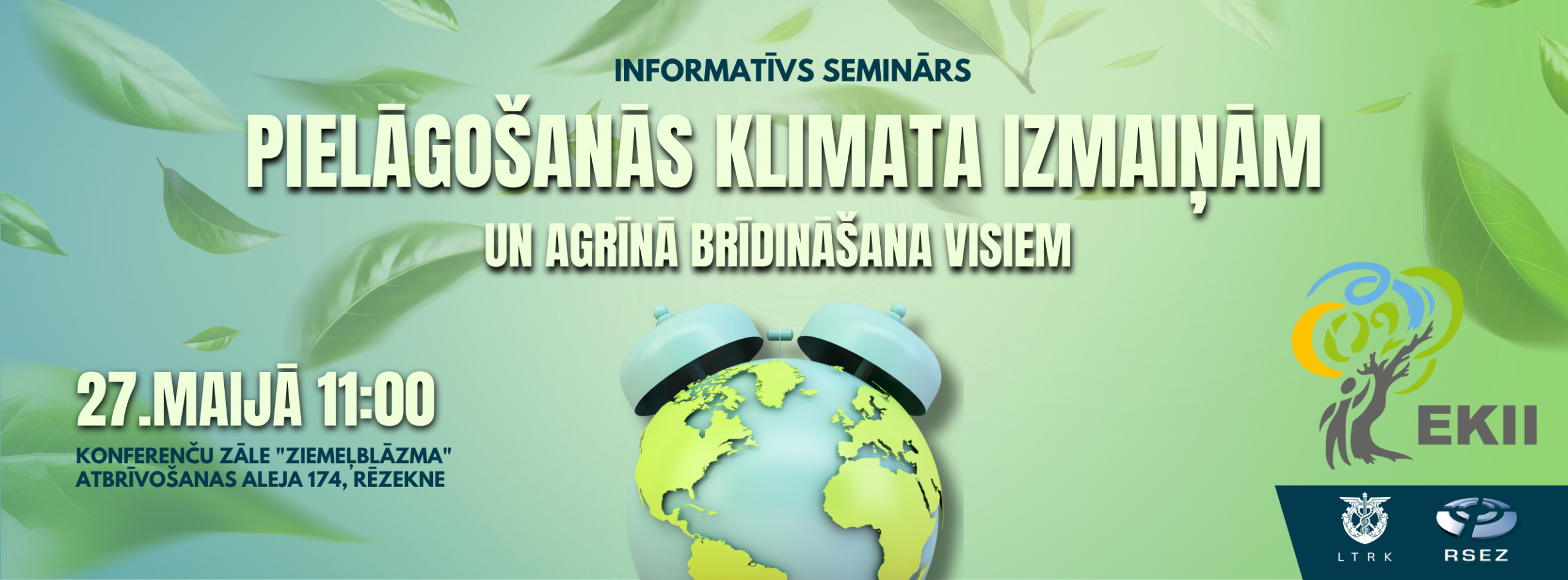 Pielāgošanās klimata izmaiņām un agrīnā brīdināšana visiem