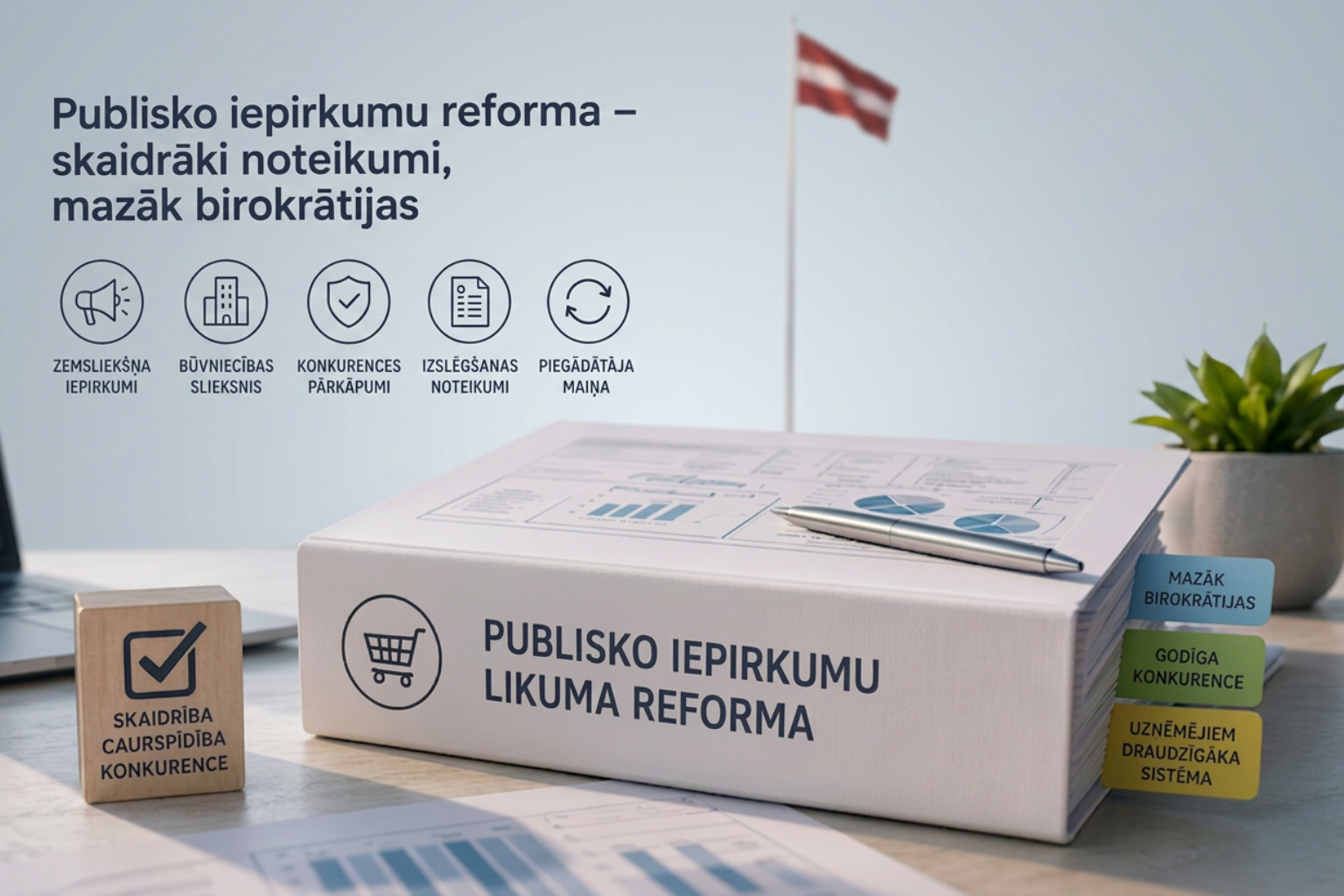 Saeima apstiprina publisko iepirkumu reformu, ieviešot uzņēmējiem labvēlīgākus nosacījumus