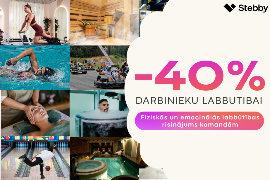 Darbinieku veselības un labbūtības atbalsts caur Stebby platformu